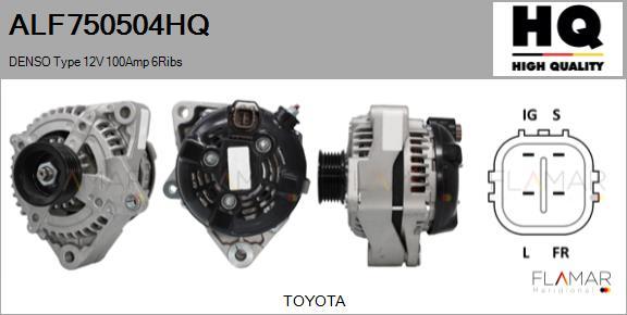 FLAMAR ALF750504HQ - Генератор abcparts.ee