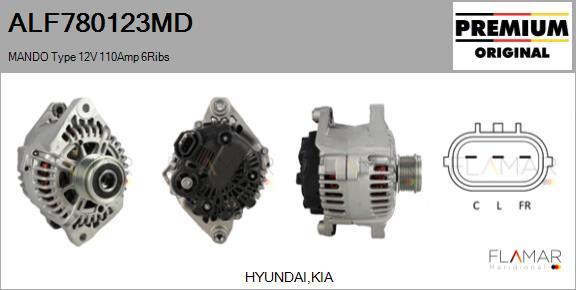 FLAMAR ALF780123MD - Генератор abcparts.ee