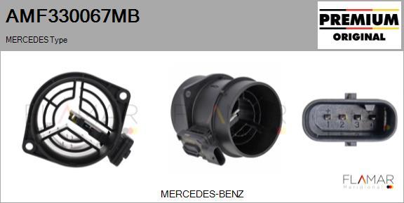 FLAMAR AMF330067MB - Датчик потока, массы воздуха abcparts.ee