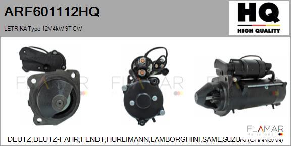 FLAMAR ARF601112HQ - Стартер abcparts.ee
