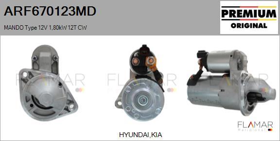 FLAMAR ARF670123MD - Стартер abcparts.ee