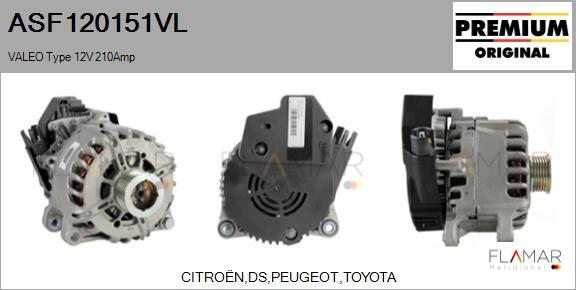 FLAMAR ASF120151VL - Пусковой генератор abcparts.ee