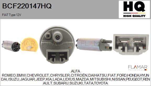FLAMAR BCF220147HQ - Топливный насос abcparts.ee
