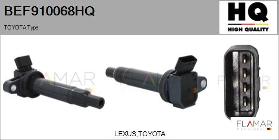FLAMAR BEF910068HQ - Катушка зажигания abcparts.ee