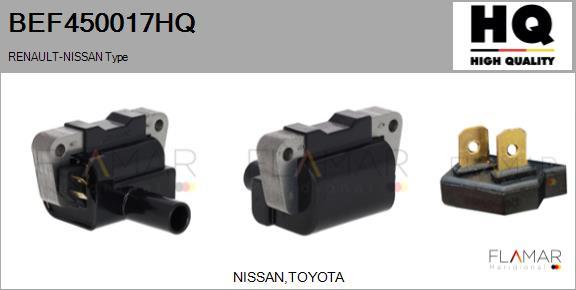 FLAMAR BEF450017HQ - Катушка зажигания abcparts.ee