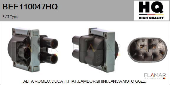 FLAMAR BEF110047HQ - Катушка зажигания abcparts.ee