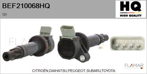 FLAMAR BEF210068HQ - Катушка зажигания abcparts.ee