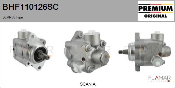 FLAMAR BHF110126SC - Гидравлический насос, рулевое управление, ГУР abcparts.ee