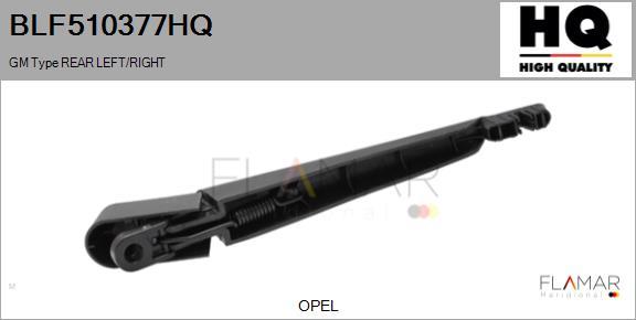 FLAMAR BLF510377HQ - Рычаг стеклоочистителя, система очистки окон abcparts.ee