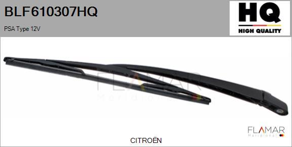 FLAMAR BLF610307HQ - Рычаг стеклоочистителя, система очистки окон abcparts.ee