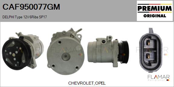 FLAMAR CAF950077GM - Компрессор кондиционера abcparts.ee