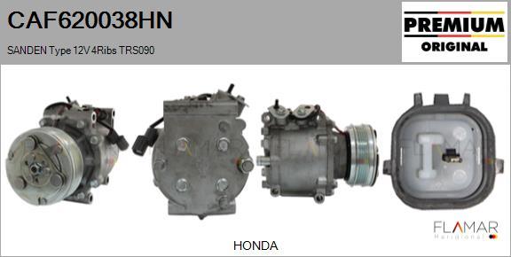 FLAMAR CAF620038HN - Компрессор кондиционера abcparts.ee