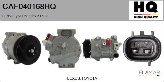 FLAMAR CAF040168HQ - Компрессор кондиционера abcparts.ee