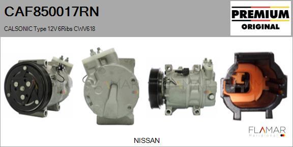 FLAMAR CAF850017RN - Компрессор кондиционера abcparts.ee