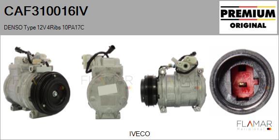 FLAMAR CAF310016IV - Компрессор кондиционера abcparts.ee