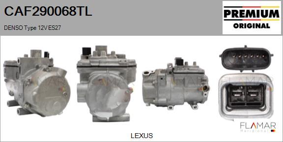 FLAMAR CAF290068TL - Компрессор кондиционера abcparts.ee