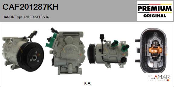 FLAMAR CAF201287KH - Компрессор кондиционера abcparts.ee