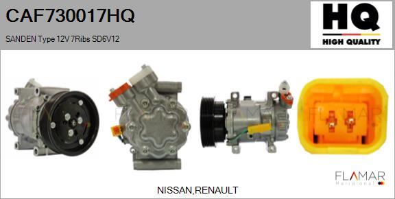 FLAMAR CAF730017HQ - Компрессор кондиционера abcparts.ee