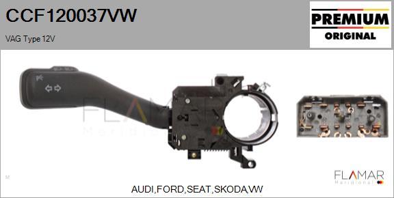 FLAMAR CCF120037VW - Выключатель на рулевой колонке abcparts.ee
