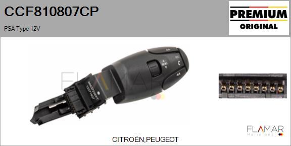 FLAMAR CCF810807CP - Переключатель управления, сист. регулирования скорости abcparts.ee