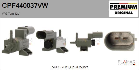 FLAMAR CPF440037VW - Преобразователь давления ОГ, EGR abcparts.ee