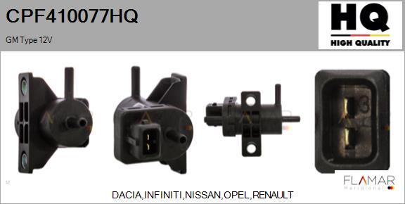 FLAMAR CPF410077HQ - Преобразователь давления ОГ, EGR abcparts.ee