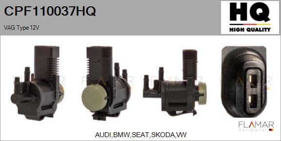 FLAMAR CPF110037HQ - Преобразователь давления ОГ, EGR abcparts.ee