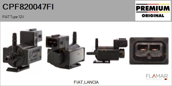 FLAMAR CPF820047FI - Преобразователь давления ОГ, EGR abcparts.ee