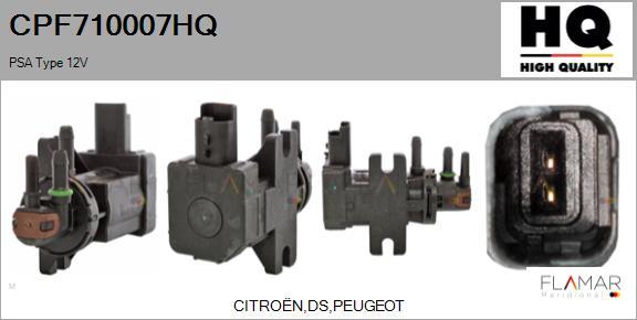 FLAMAR CPF710007HQ - Преобразователь давления ОГ, EGR abcparts.ee