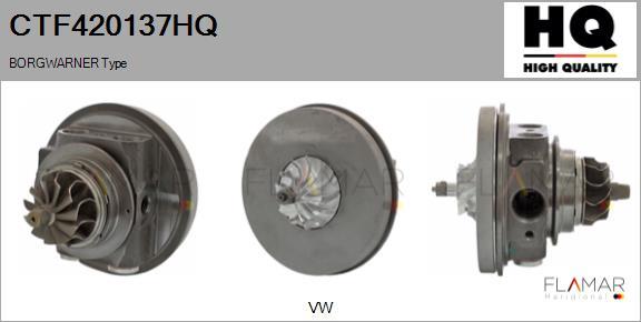 FLAMAR CTF420137HQ - Картридж турбины, группа корпуса компрессора abcparts.ee