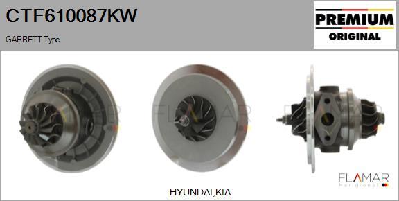 FLAMAR CTF610087KW - Картридж турбины, группа корпуса компрессора abcparts.ee