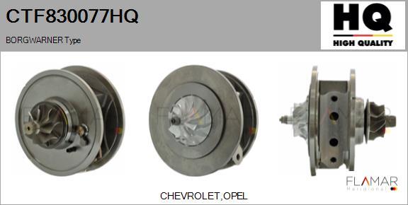 FLAMAR CTF830077HQ - Картридж турбины, группа корпуса компрессора abcparts.ee