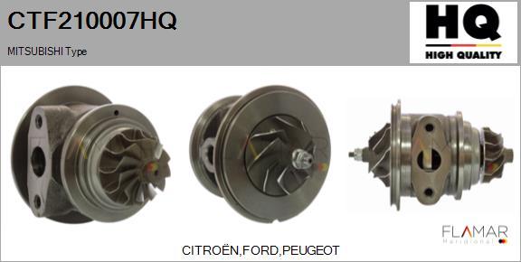 FLAMAR CTF210007HQ - Картридж турбины, группа корпуса компрессора abcparts.ee