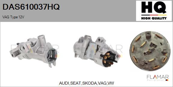 FLAMAR DAS610037HQ - Замок зажигания, включение стартера abcparts.ee