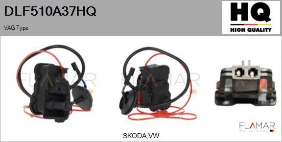 FLAMAR DLF510A37HQ - Актуатор, центральный замок abcparts.ee