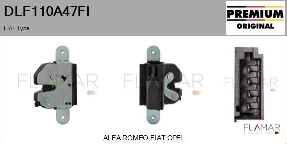 FLAMAR DLF110A47FI - Актуатор, центральный замок abcparts.ee
