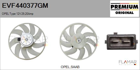 FLAMAR EVF440377GM - Вентилятор, охлаждение двигателя abcparts.ee