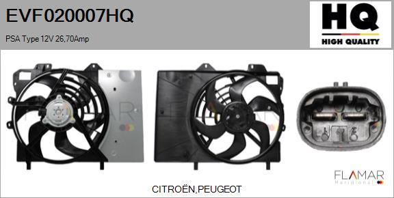 FLAMAR EVF020007HQ - Электродвигатель, вентилятор радиатора abcparts.ee