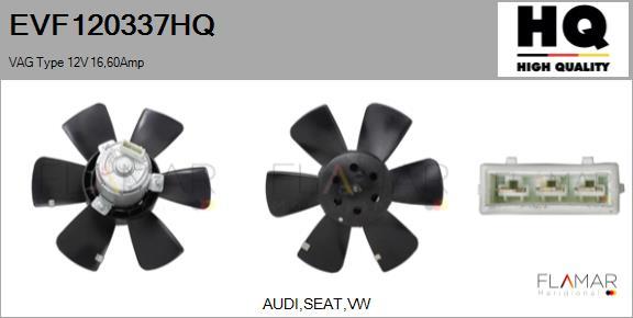 FLAMAR EVF120337HQ - Вентилятор, охлаждение двигателя abcparts.ee