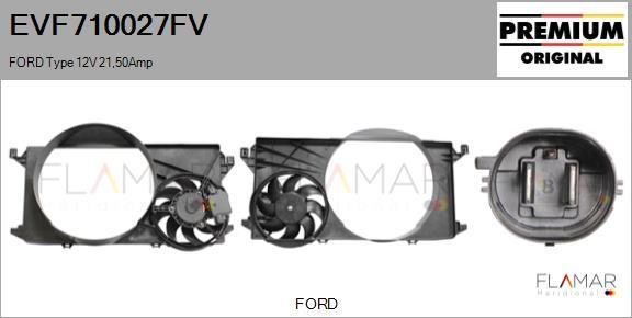 FLAMAR EVF710027FV - Электродвигатель, вентилятор радиатора abcparts.ee