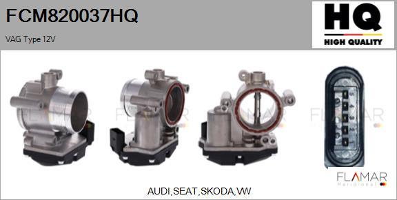 FLAMAR FCM820037HQ - Корпус дроссельной заслонки abcparts.ee