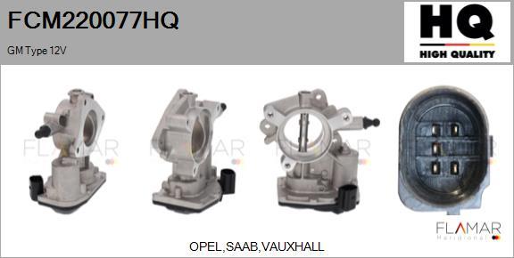 FLAMAR FCM220077HQ - Корпус дроссельной заслонки abcparts.ee