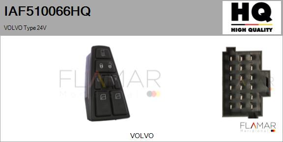 FLAMAR IAF510066HQ - Выключатель, стеклоподъемник abcparts.ee