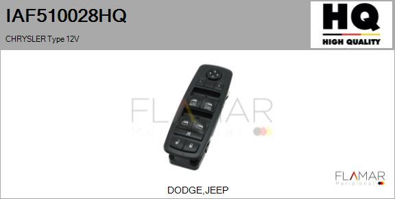 FLAMAR IAF510028HQ - Выключатель, стеклоподъемник abcparts.ee