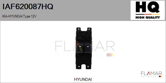 FLAMAR IAF620087HQ - Выключатель, стеклоподъемник abcparts.ee