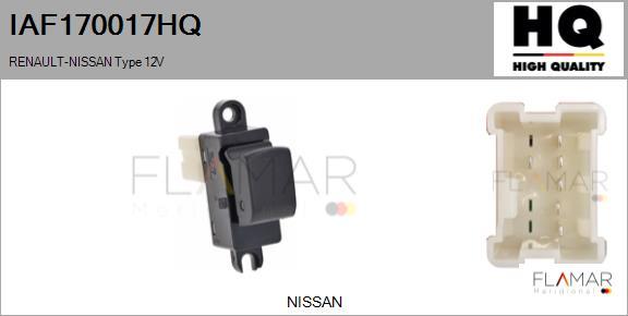 FLAMAR IAF170017HQ - Выключатель, стеклоподъемник abcparts.ee