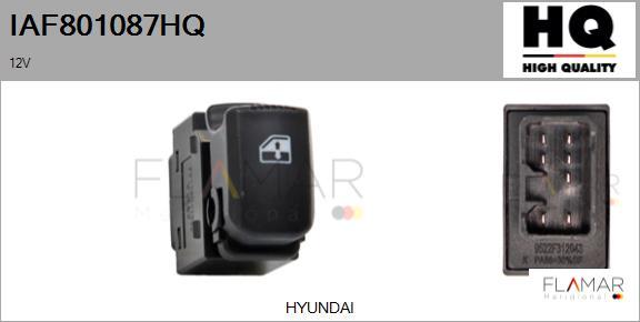 FLAMAR IAF801087HQ - Выключатель, стеклоподъемник abcparts.ee