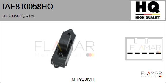 FLAMAR IAF810058HQ - Выключатель, стеклоподъемник abcparts.ee