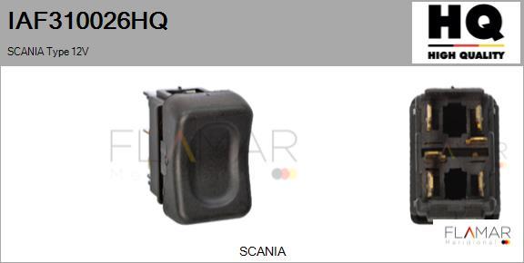 FLAMAR IAF310026HQ - Выключатель, стеклоподъемник abcparts.ee