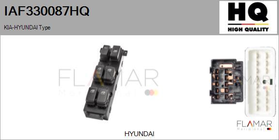 FLAMAR IAF330087HQ
 - Выключатель, стеклоподъемник abcparts.ee